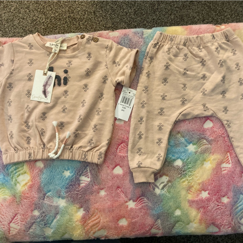 Jessica Simpson Kids Matching Set in Pink